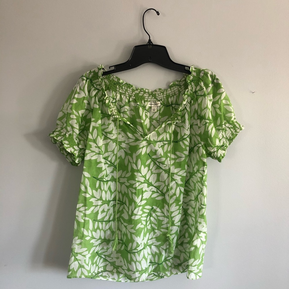 Banana Republic Floral Peasant Top size S